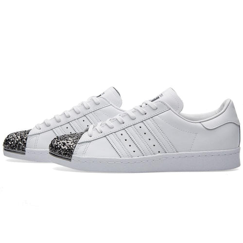 Adidas Women's Superstar Metal Toe W "White & Black" — UK 3.5 | EU 36 | US 4 — Front View