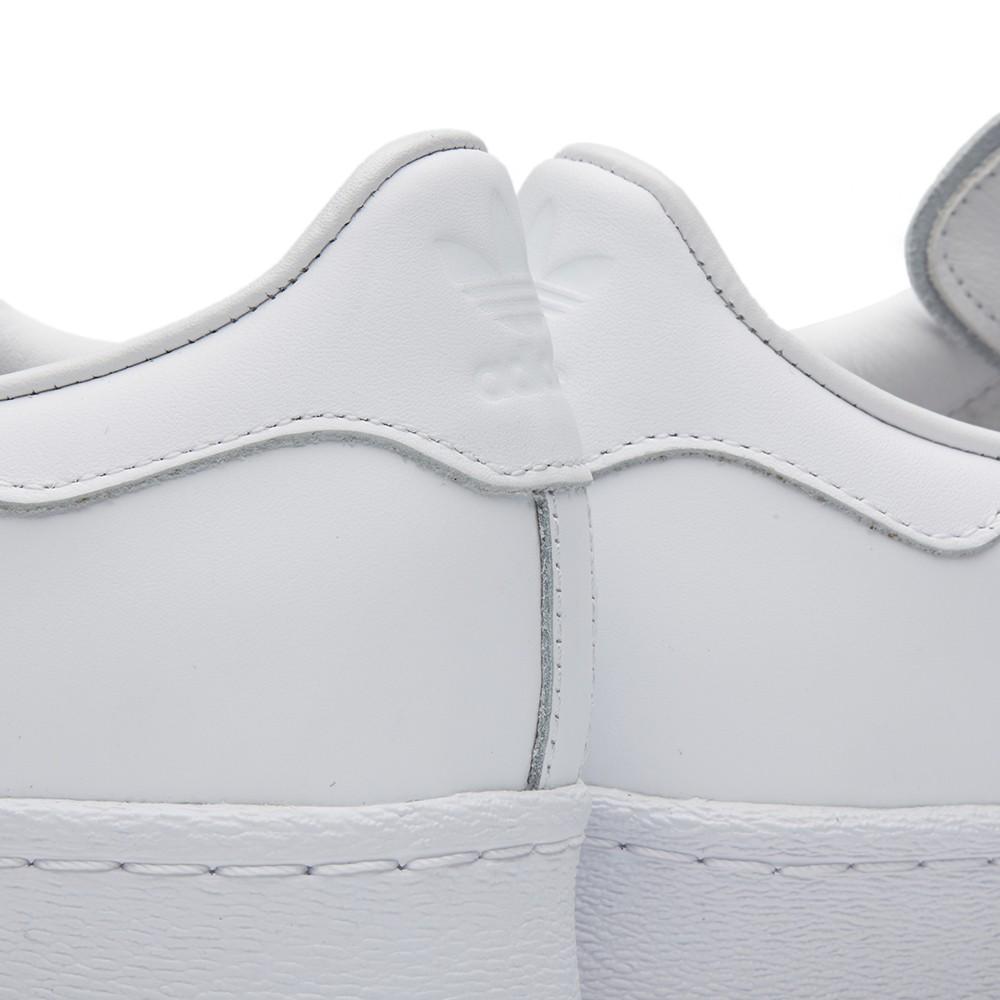 Adidas Women's Superstar Metal Toe W "White & Black" — UK 3.5 | EU 36 | US 4 — Detail View
