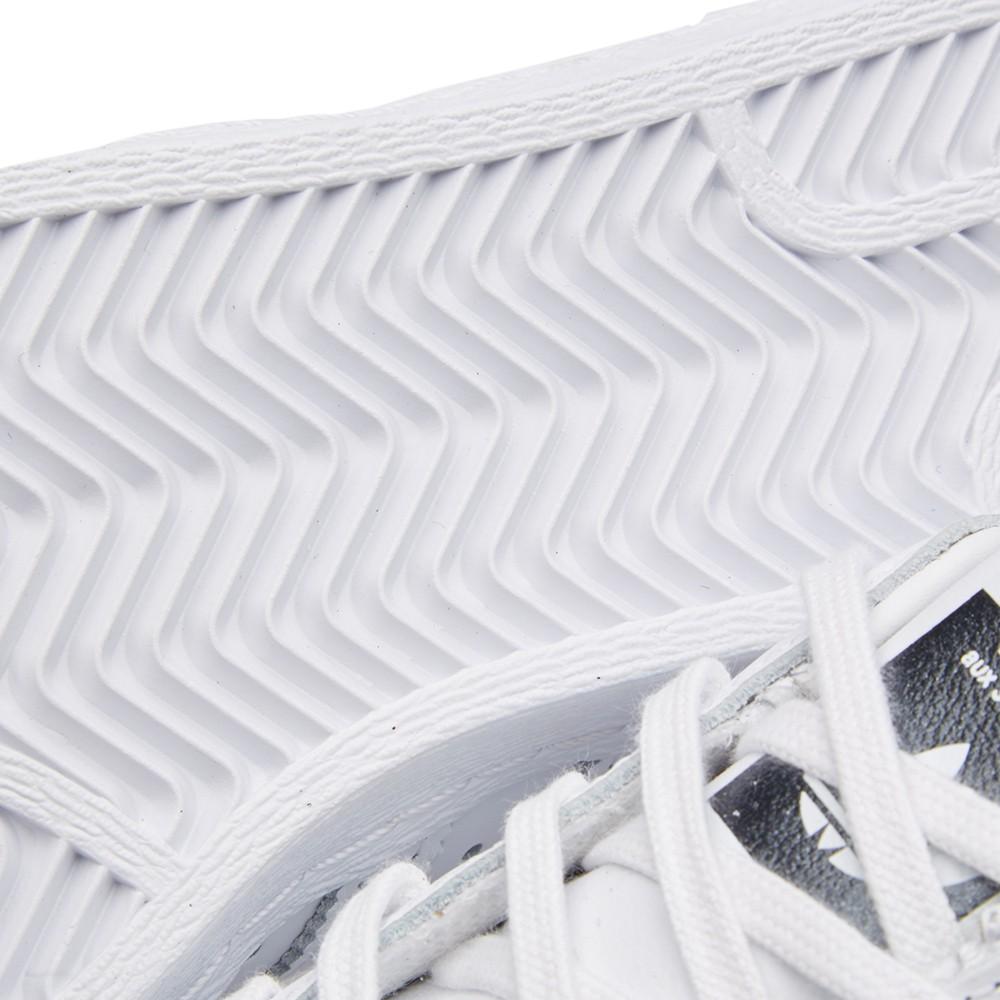 Adidas Women's Superstar Metal Toe W "White & Black" — UK 3.5 | EU 36 | US 4 — Lifestyle View