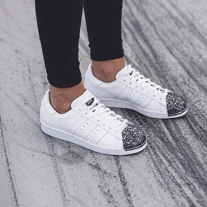 Adidas Women's Superstar Metal Toe W "White & Black" — UK 3.5 | EU 36 | US 4 — Alternate View 8