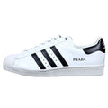 Prada x Superstar 'White Black' — UK 3.5 | EU 36 | US 4 — Front View
