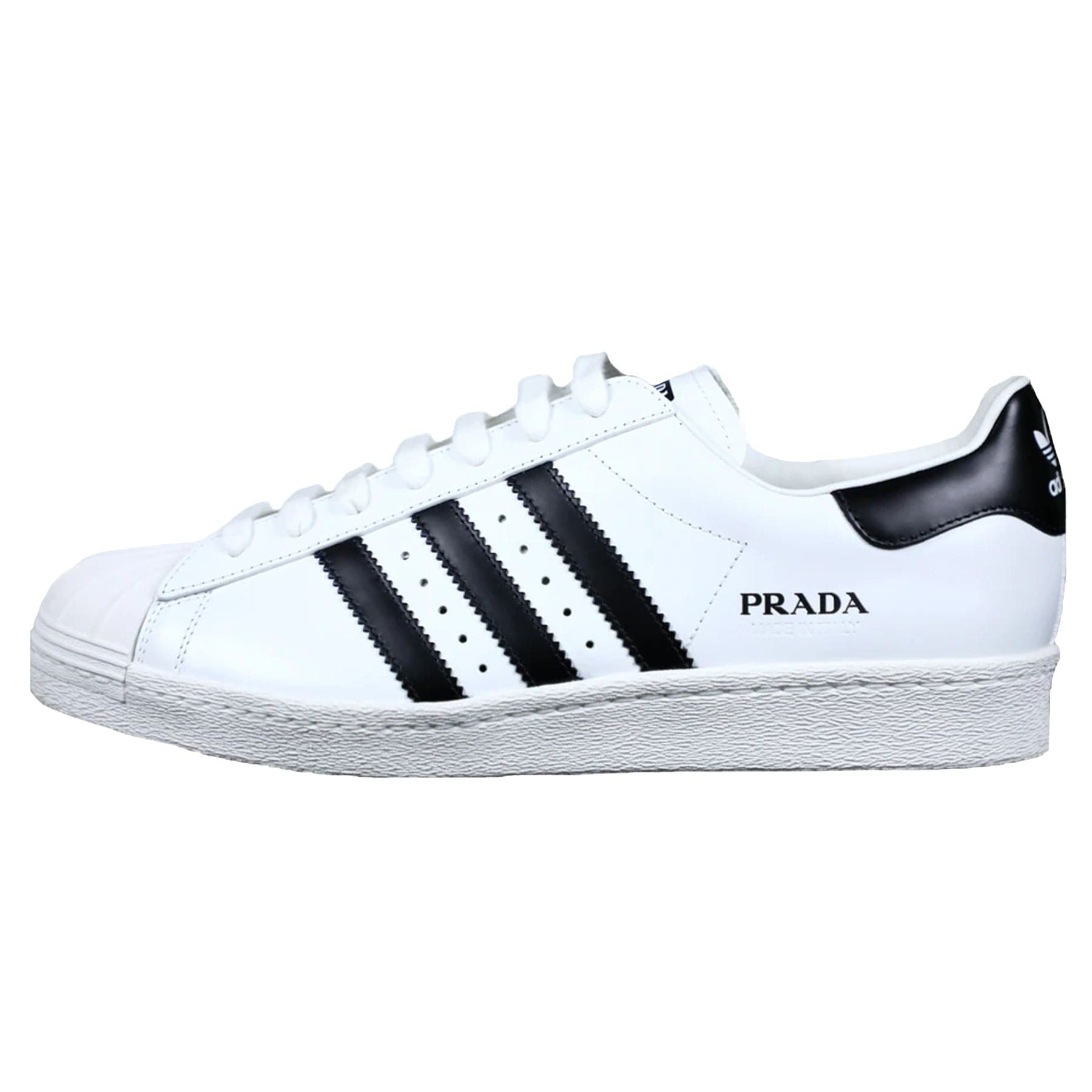 Prada x Superstar 'White Black' — UK 3.5 | EU 36 | US 4 — Front View