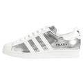 Prada x Superstar 'Silver Metallic' — UK 3.5 | EU 36 | US 4 — Front View