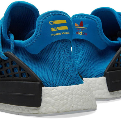 PHARRELL WILLIAMS X ADIDAS HU HUMAN RACE NMD - BLUE — UK 3.5 | EU 36 | US 4 — Detail View