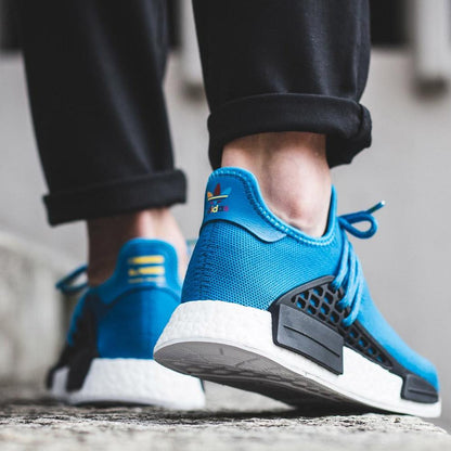 PHARRELL WILLIAMS X ADIDAS HU HUMAN RACE NMD - BLUE — UK 3.5 | EU 36 | US 4 — Alternate View 9