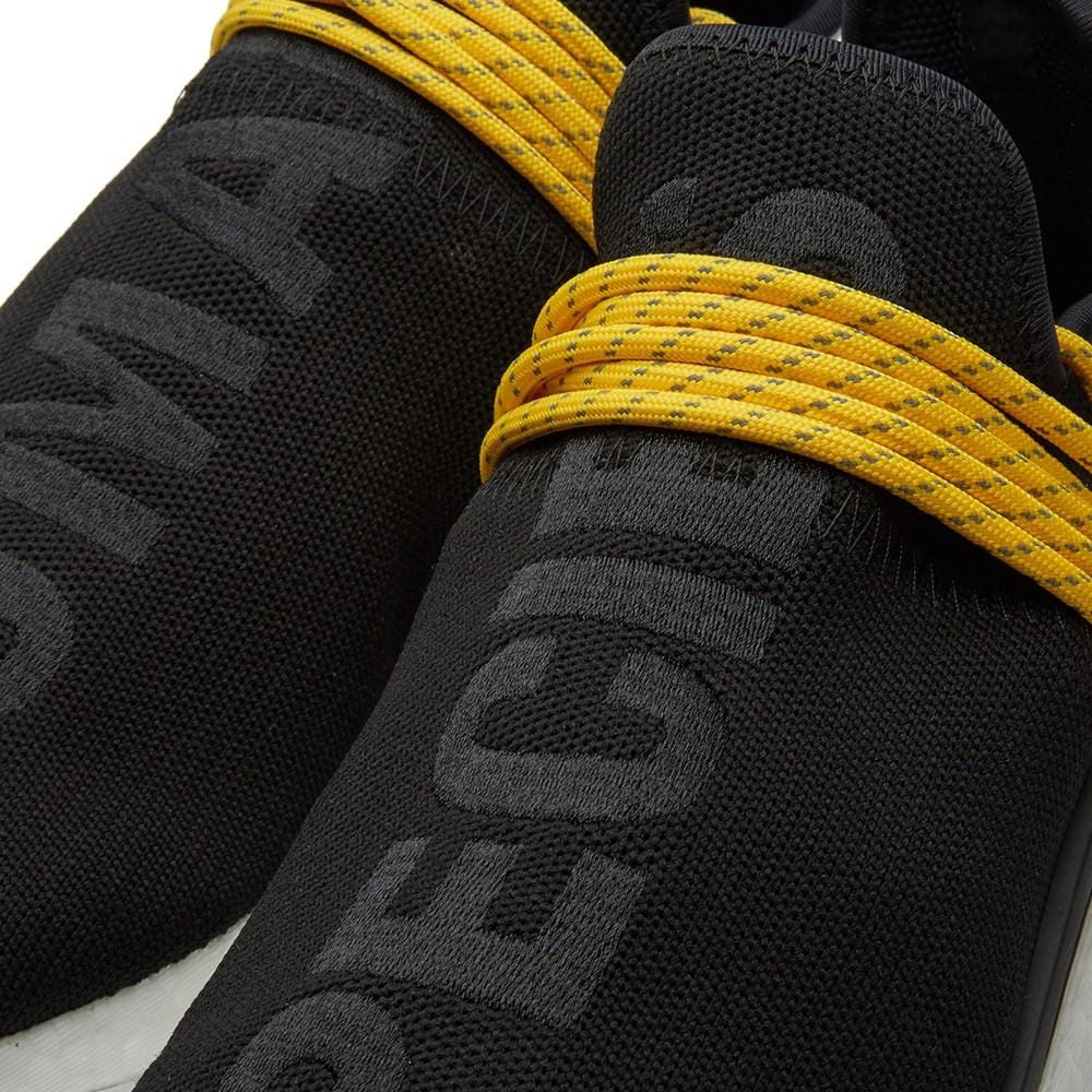 Pharrell Williams x adidas Originals NMD Human Race  Black — UK 3.5 | EU 36 | US 4 — Top View