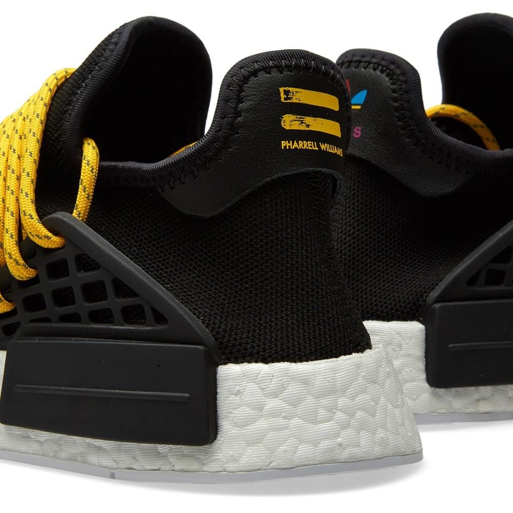 Pharrell Williams x adidas Originals NMD Human Race  Black — UK 3.5 | EU 36 | US 4 — Detail View