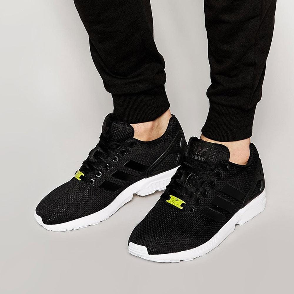 ADIDAS ZX FLUX Black & White — UK 3.5 | EU 36 | US 4 — Lifestyle View