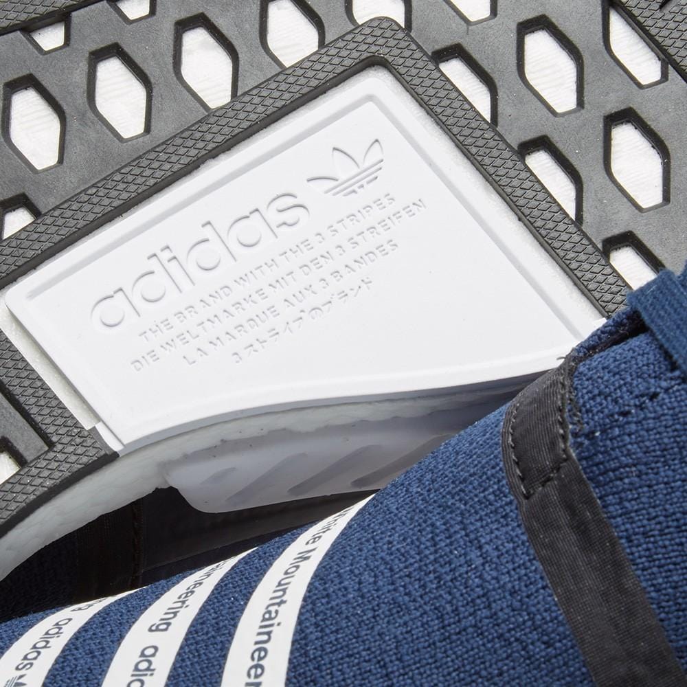 Adidas Originals x White Mountaineering NMD_R2 PK Collegiate Navy — UK 3.5 | EU 36 | US 4 — Top View