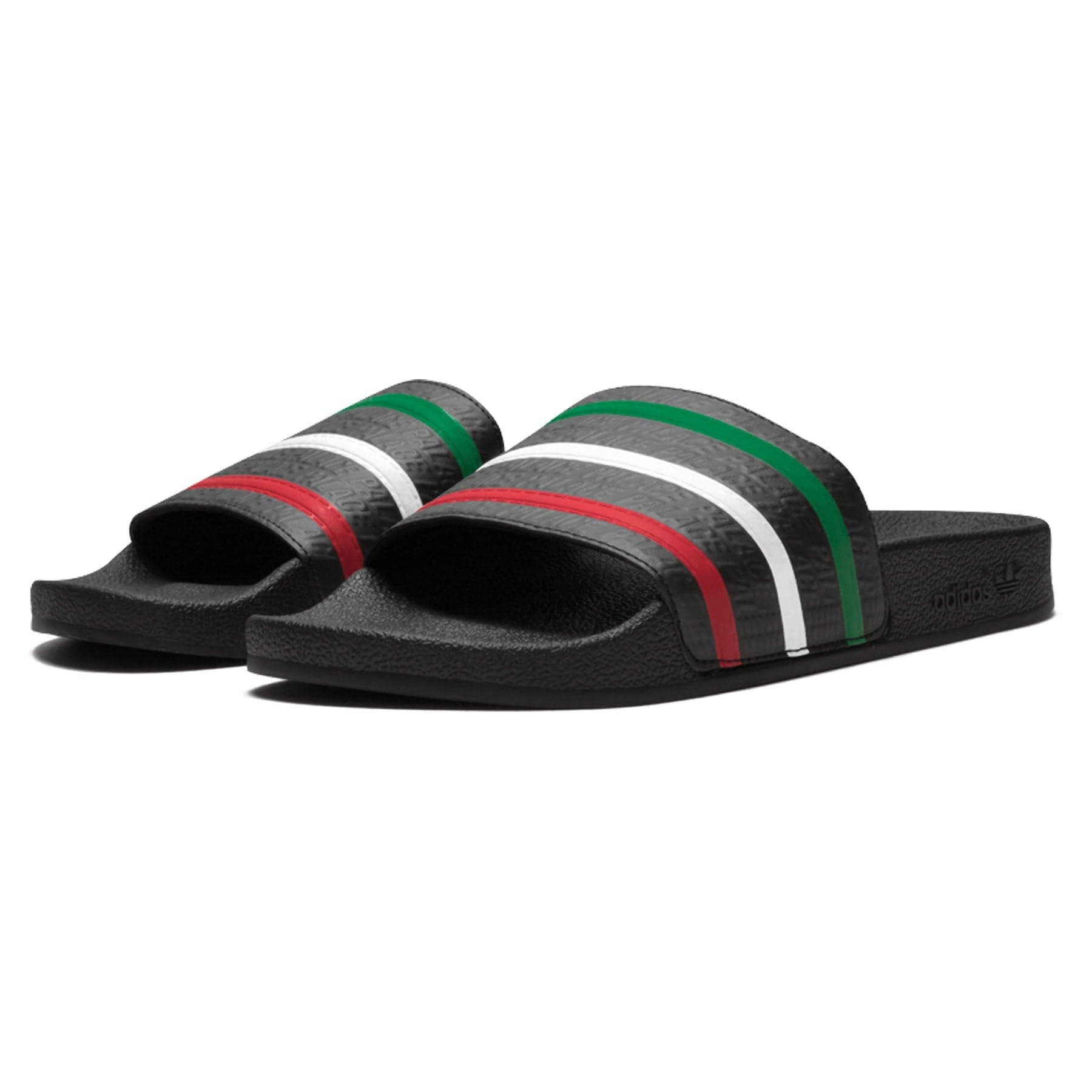 Adidas Adilette x Palace Slides — UK 3.5 | EU 36 | US 4 — Side View