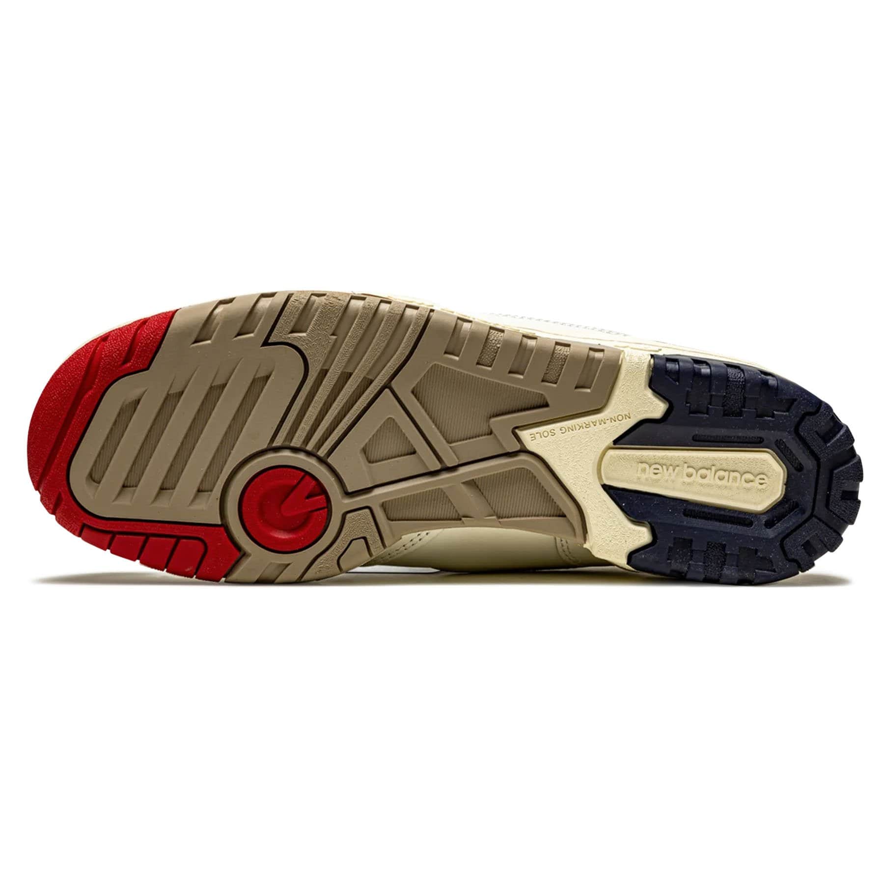 Aimé Leon Dore x New Balance 550 ‘Red Navy’ — UK 3.5 | EU 36 | US 4 — Back View