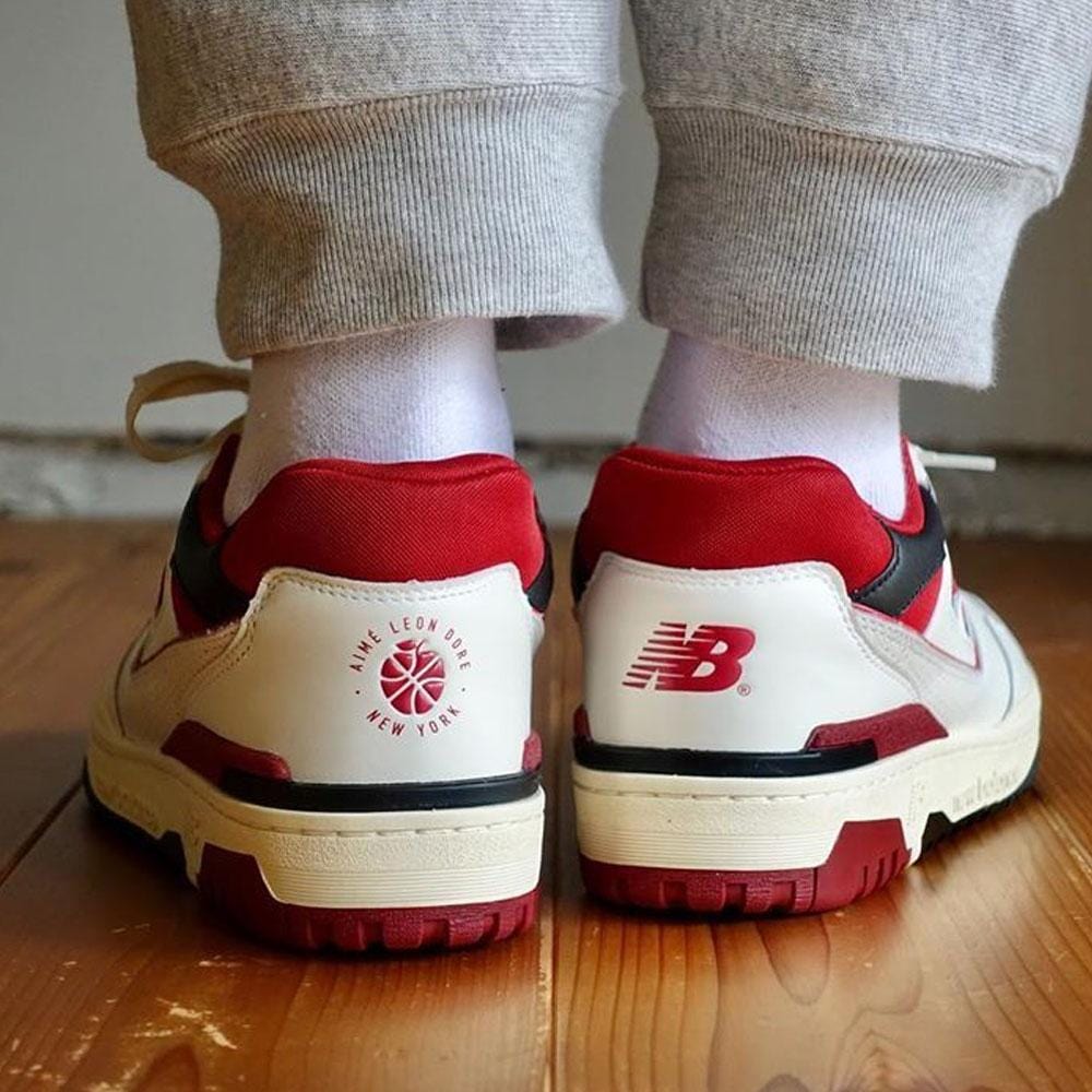 Aimé Leon Dore x New Balance 550 'Red' — UK 3.5 | EU 36 | US 4 — Alternate View 8
