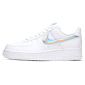 Nike Air Force 1 Iridescent White (W) — UK 2.5 | EU 35.5 | US 5 — Front View
