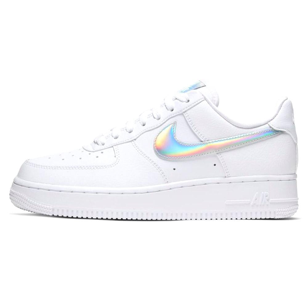 Nike Air Force 1 Iridescent White (W) — UK 2.5 | EU 35.5 | US 5 — Front View