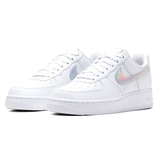 Nike Air Force 1 Iridescent White (W) — UK 2.5 | EU 35.5 | US 5 — Side View