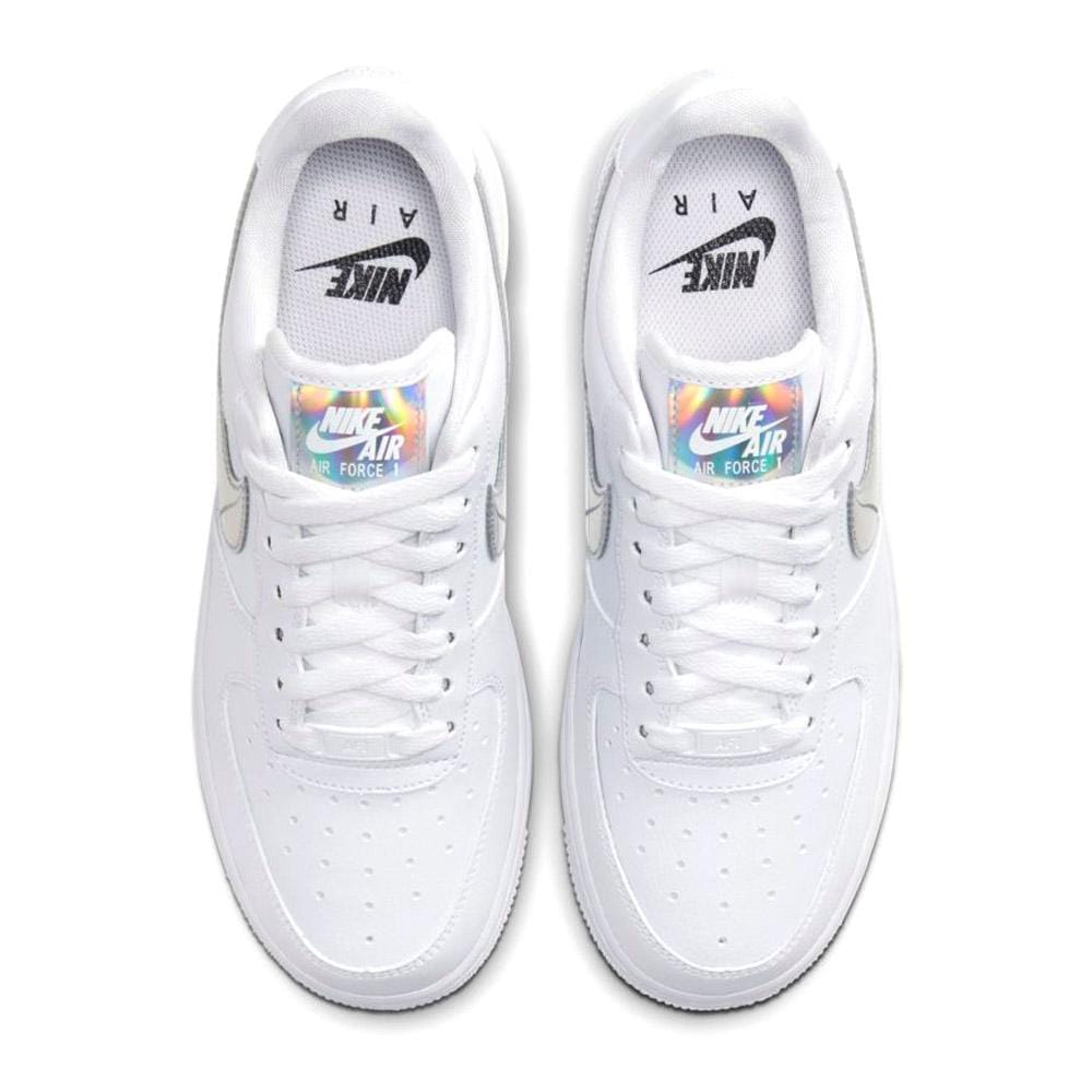 Nike Air Force 1 Iridescent White (W) — UK 2.5 | EU 35.5 | US 5 — Back View