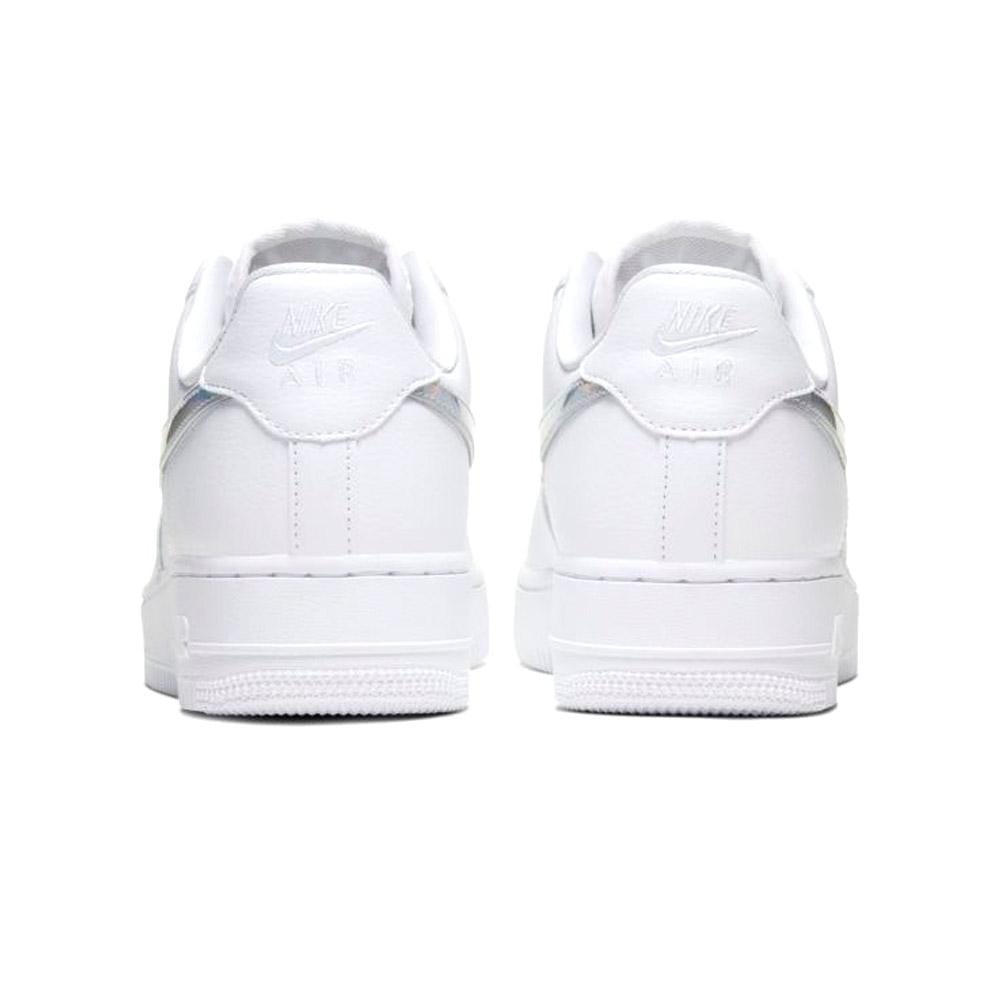 Nike Air Force 1 Iridescent White (W) — UK 2.5 | EU 35.5 | US 5 — Top View