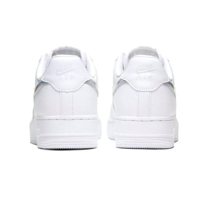 Nike Air Force 1 Iridescent White (W) — UK 2.5 | EU 35.5 | US 5 — Top View