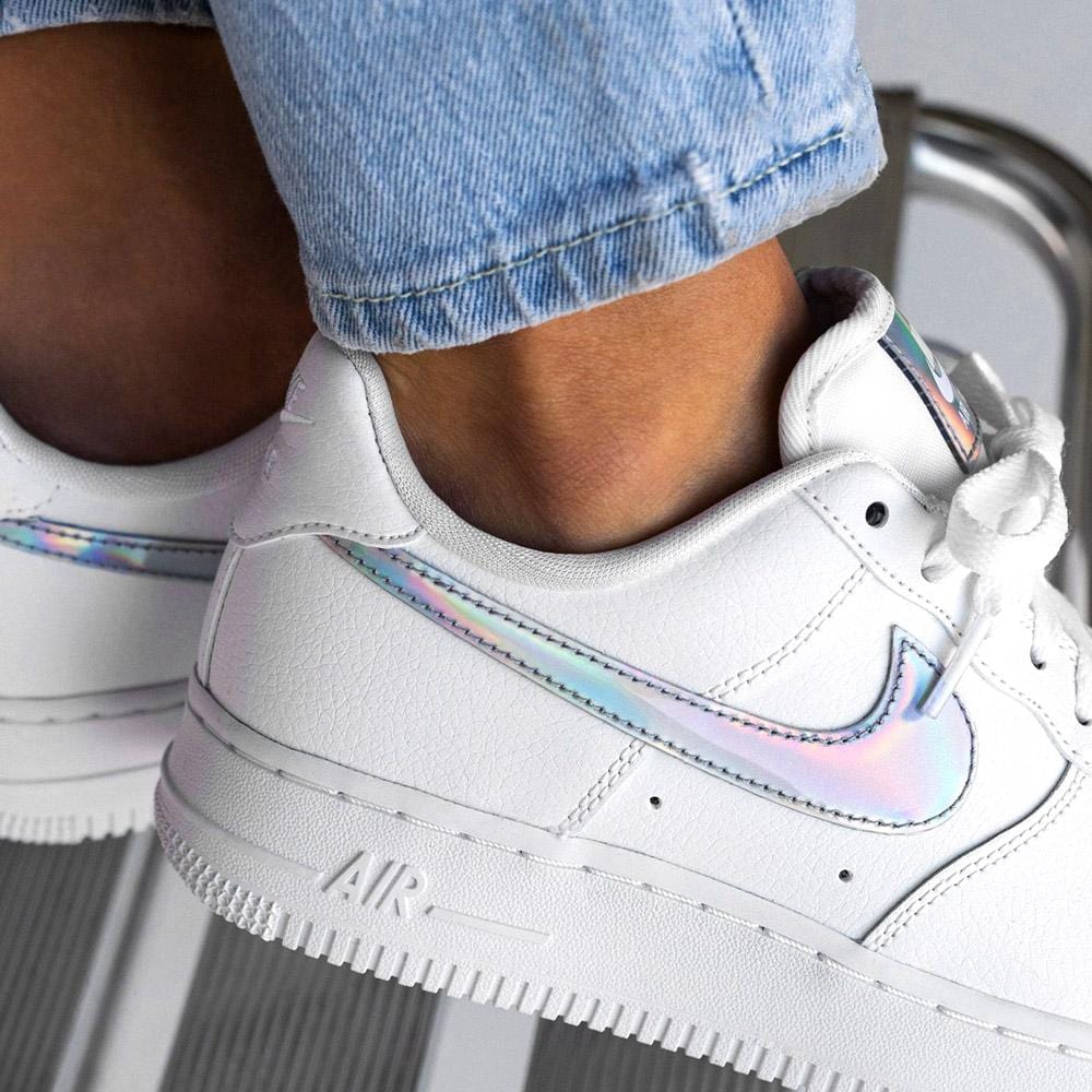 Nike Air Force 1 Iridescent White (W) — UK 2.5 | EU 35.5 | US 5 — Alternate View 7