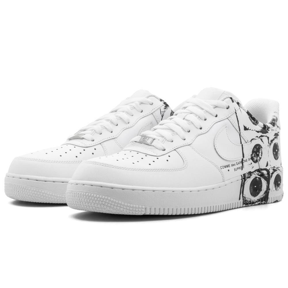 Nike Air Force 1 '07- Supreme- CDG — UK 3 | EU 35.5 | US 3.5 — Side View