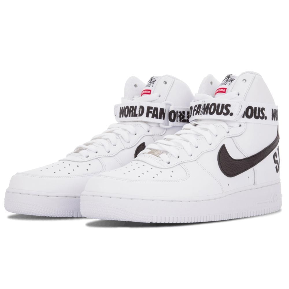 Nike Air Force 1 High Supreme SP White — UK 3 | EU 35.5 | US 3.5 — Side View