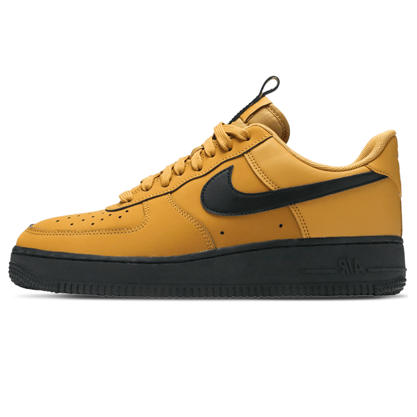 Nike Air Force 1 Low 'Wheat Black' — UK 3 | EU 35.5 | US 3.5 — Front View