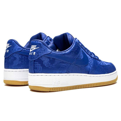 CLOT x Nike Air Force 1 PRM 'Royal Silk' — UK 3 | EU 35.5 | US 3.5 — Back View