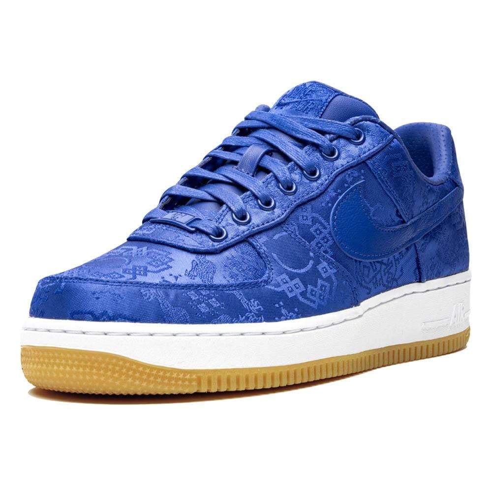 CLOT x Nike Air Force 1 PRM 'Royal Silk' — UK 3 | EU 35.5 | US 3.5 — Top View