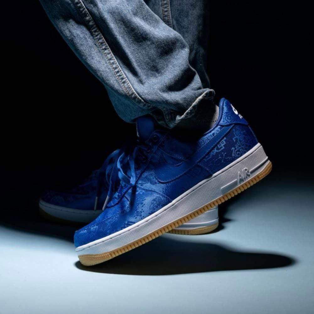 CLOT x Nike Air Force 1 PRM 'Royal Silk' — UK 3 | EU 35.5 | US 3.5 — Alternate View 7