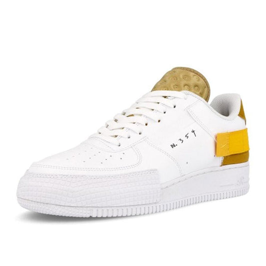 Nike Air Force 1 Type White Gold — UK 3 | EU 35.5 | US 3.5 — Side View