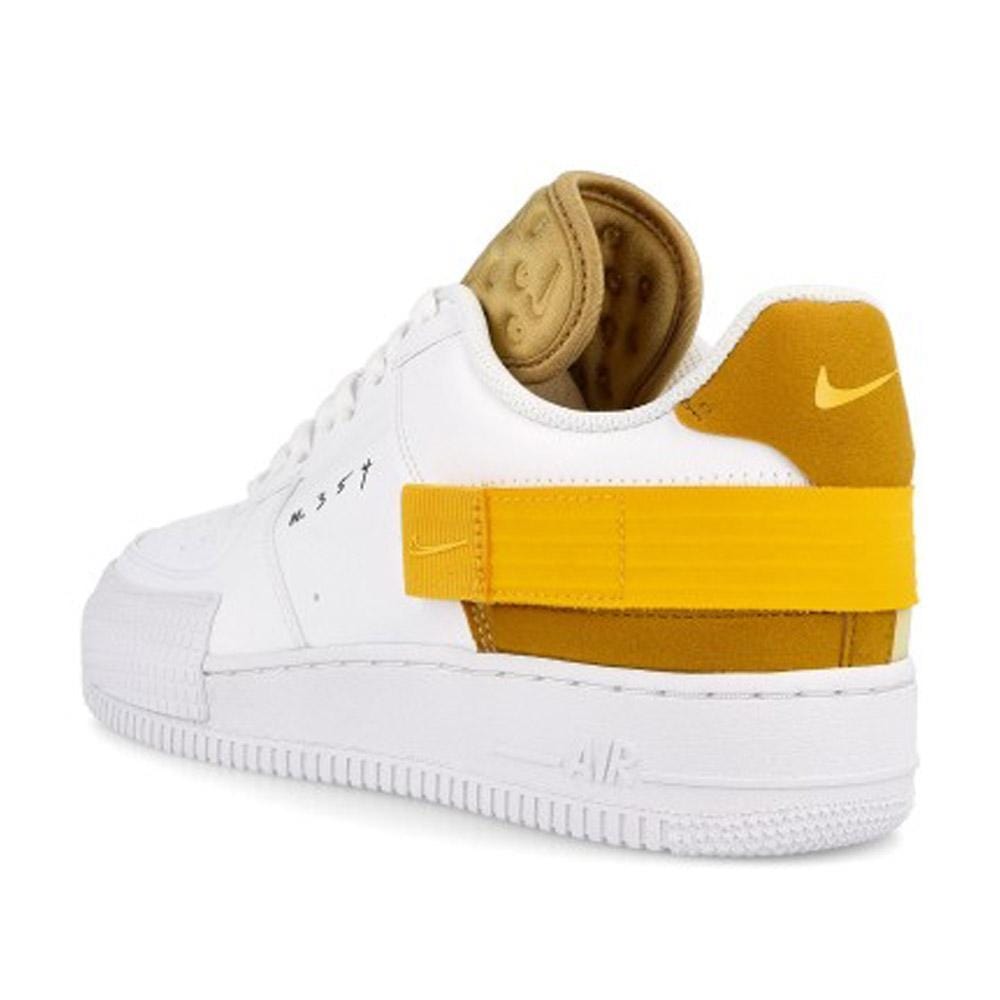 Nike Air Force 1 Type White Gold — UK 3 | EU 35.5 | US 3.5 — Back View