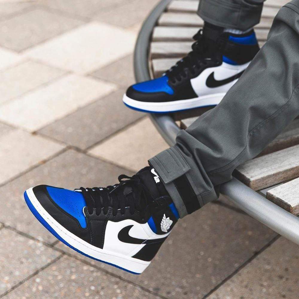 Air Jordan 1 Retro High OG 'Royal Toe' — UK 3 | EU 35.5 | US 3.5 — Lifestyle View