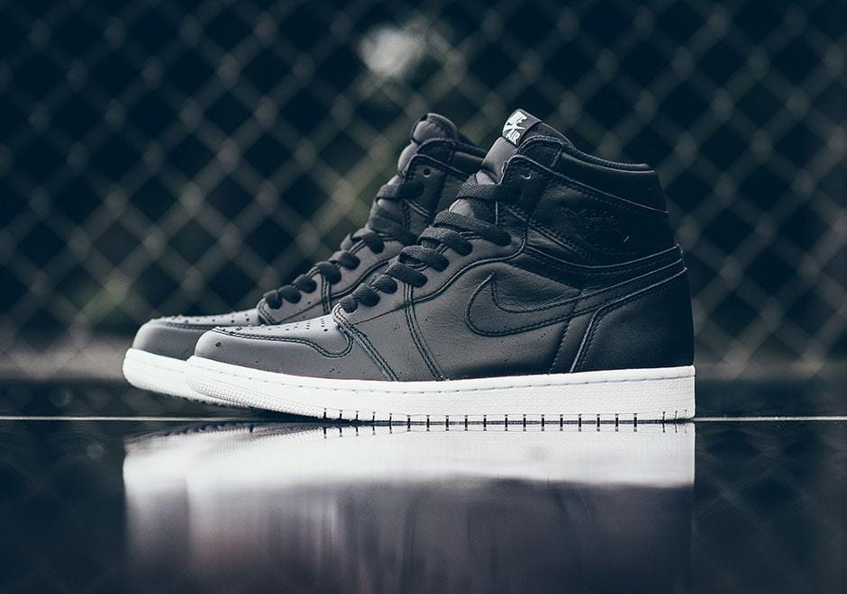 AIR JORDAN 1 RETRO HIGH OG Black & White — 3 UK | 35.5 EU — Lifestyle View