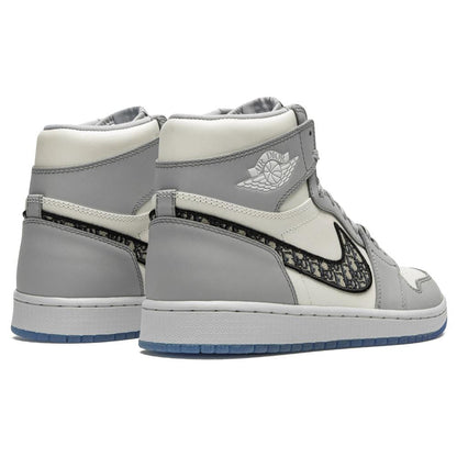 Dior x Air Jordan 1 High — UK 3 | EU 35.5 | US 3.5 — Back View