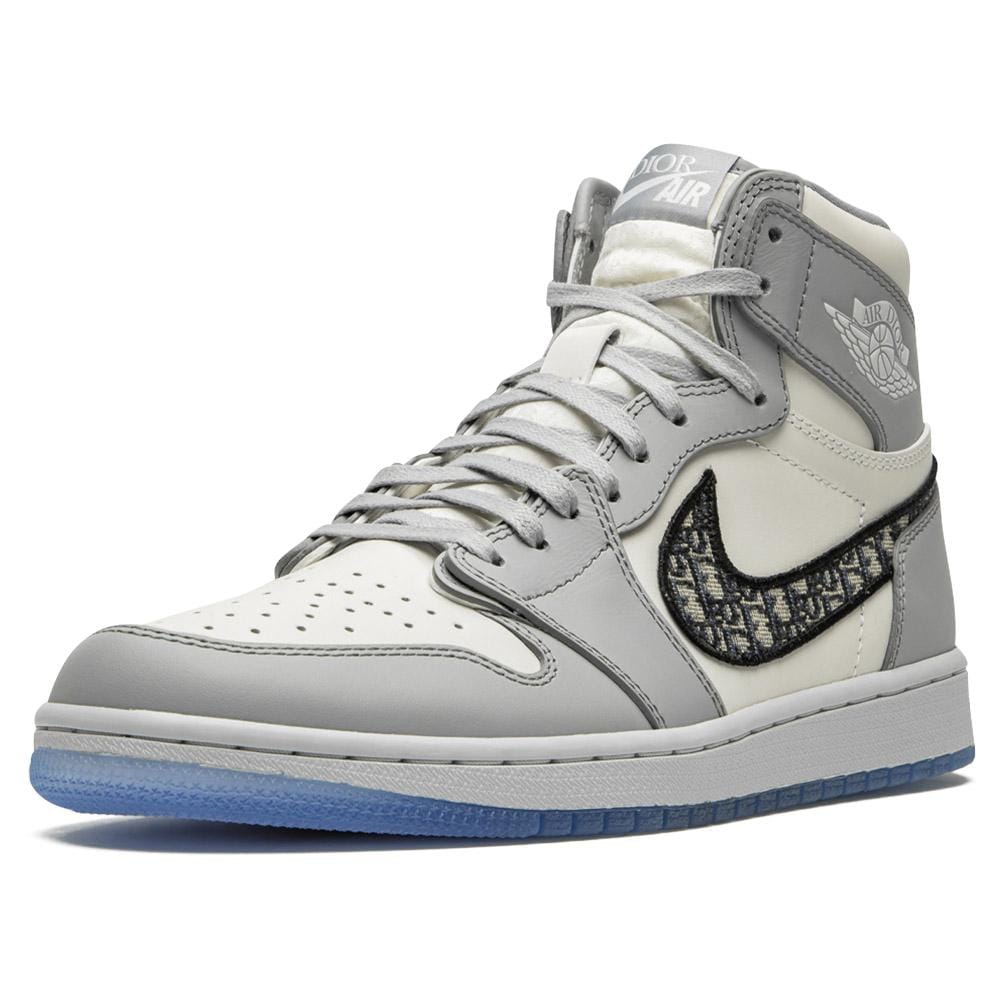 Dior x Air Jordan 1 High — UK 3 | EU 35.5 | US 3.5 — Top View
