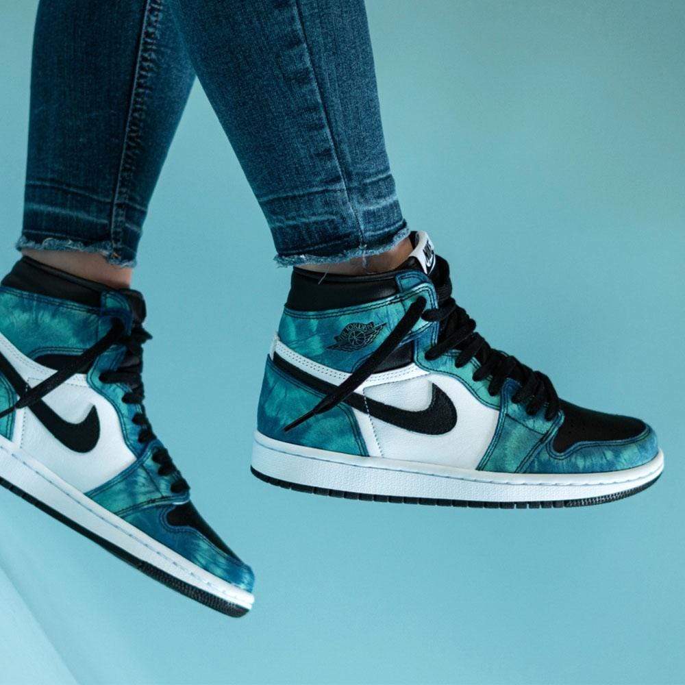 Air Jordan 1 Wmns Retro High OG 'Tie-Dye' — UK 2.5 | EU 35.5 | US 5 — Top View