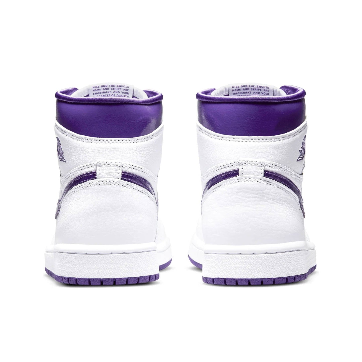 Air Jordan 1 High OG Wmns 'Court Purple' — UK 2.5 | EU 35.5 | US 5 — Top View