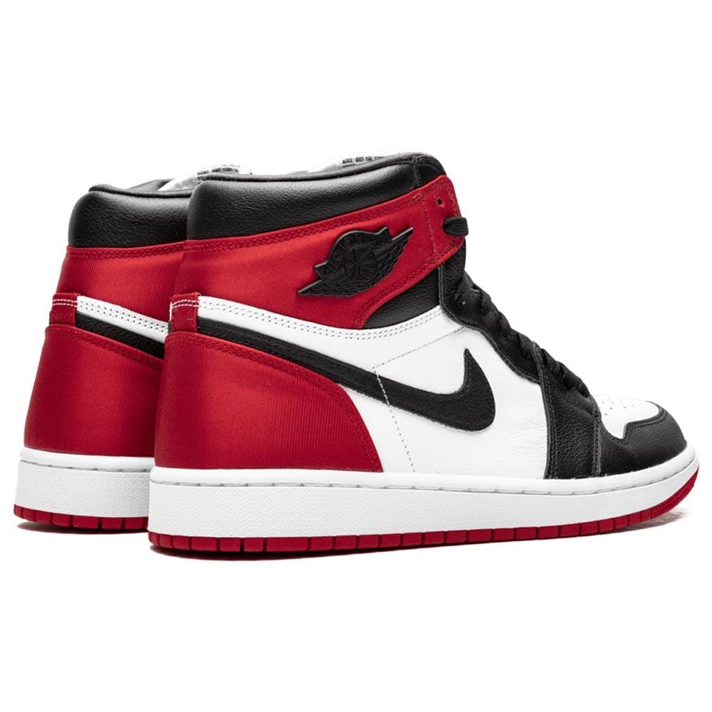 Air Jordan 1 Wmns Retro High 'Satin Black Toe' — UK 2.5 | EU 35.5 | US 5 — Back View