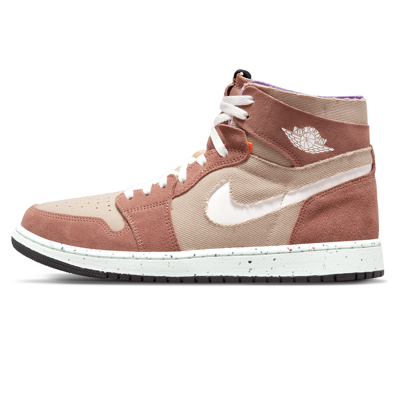 Air Jordan 1 High Zoom Comfort 'Fossil Stone' — UK 3 | EU 35.5 | US 3.5 — Front View