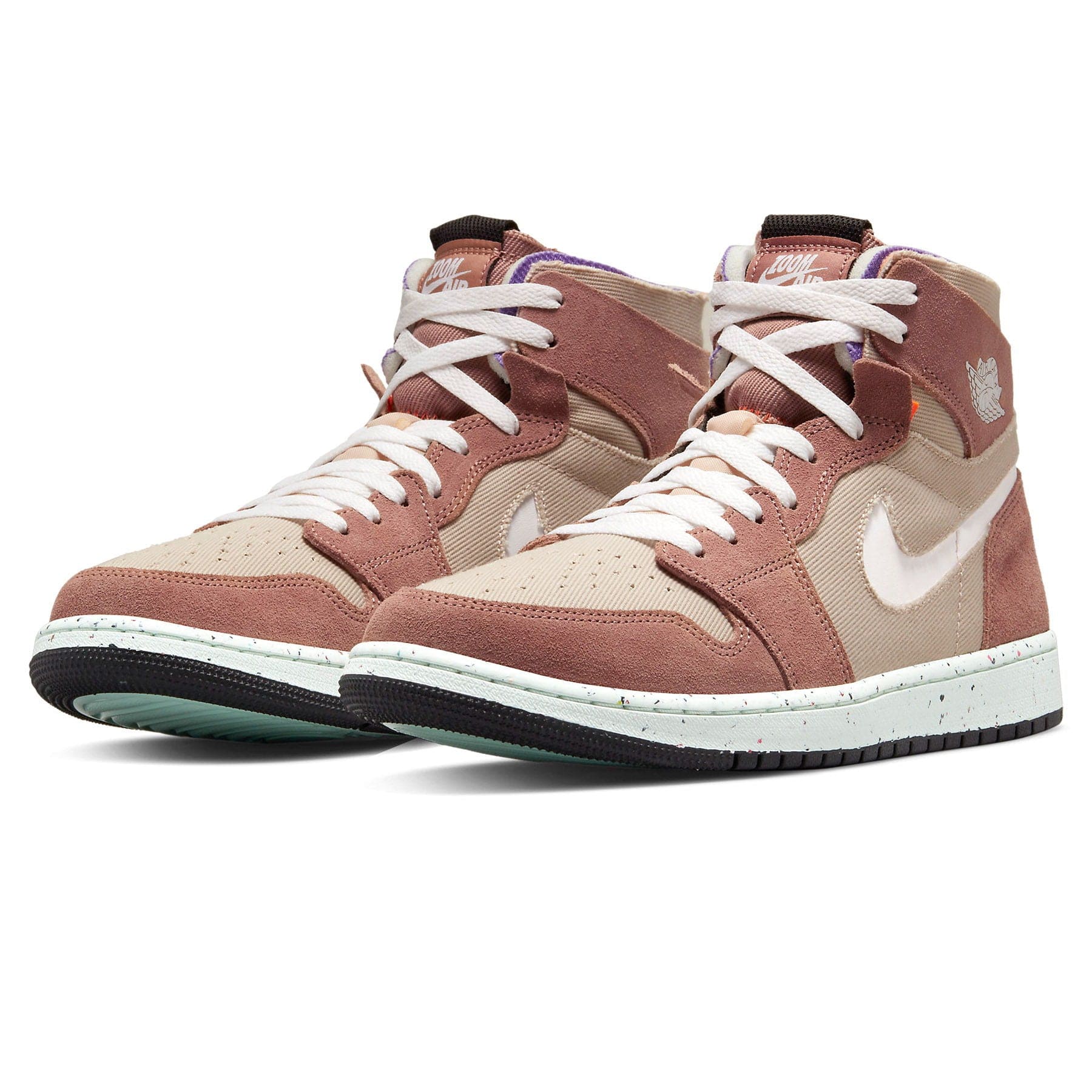 Air Jordan 1 High Zoom Comfort 'Fossil Stone' — UK 3 | EU 35.5 | US 3.5 — Side View