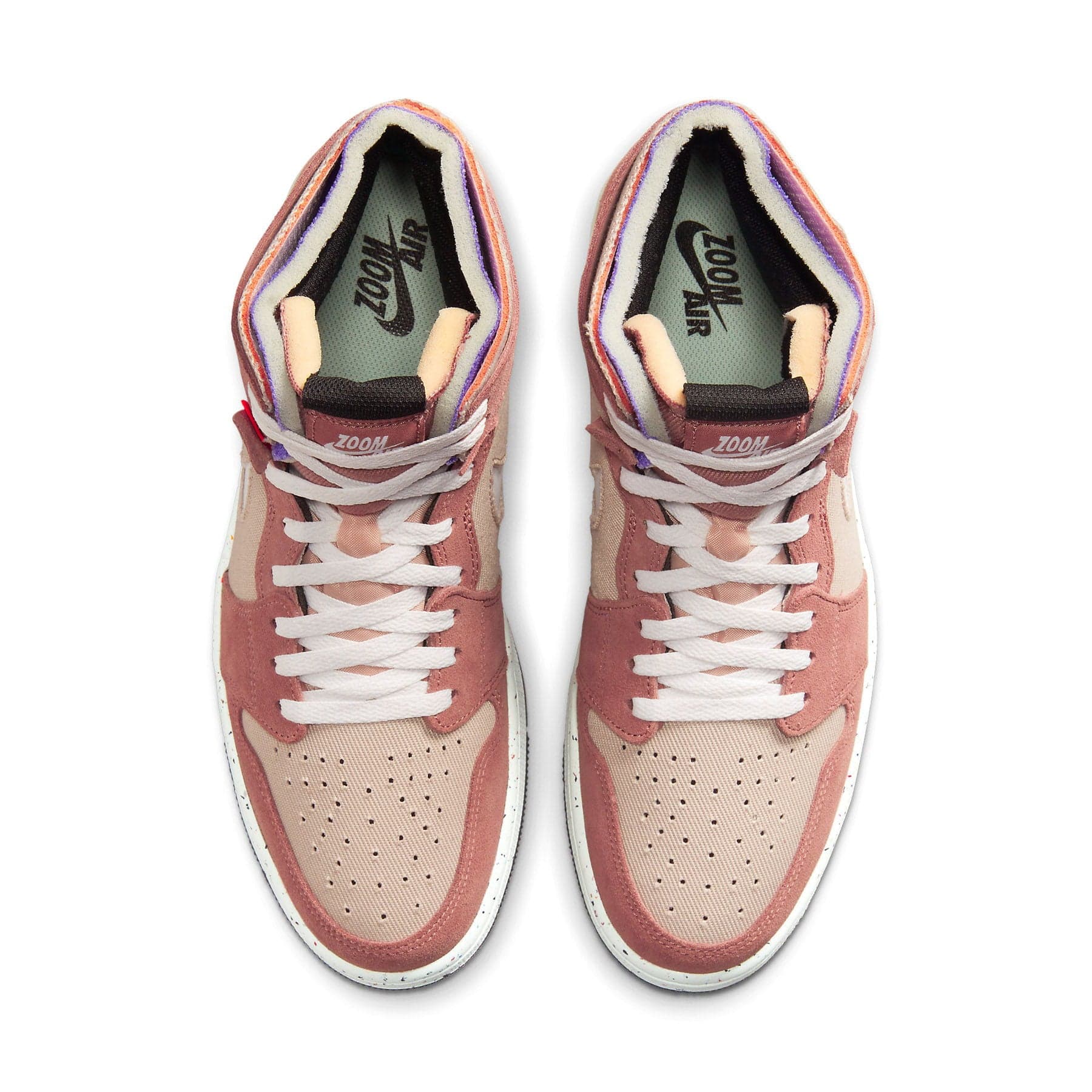 Air Jordan 1 High Zoom Comfort 'Fossil Stone' — UK 3 | EU 35.5 | US 3.5 — Top View