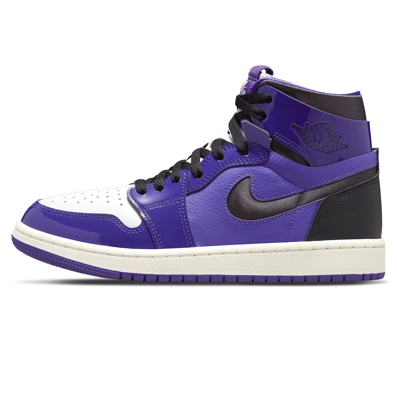 Air Jordan 1 Zoom Comfort Wmns 'Court Purple Patent' — UK 3 | EU 36 | US 5.5 — Front View