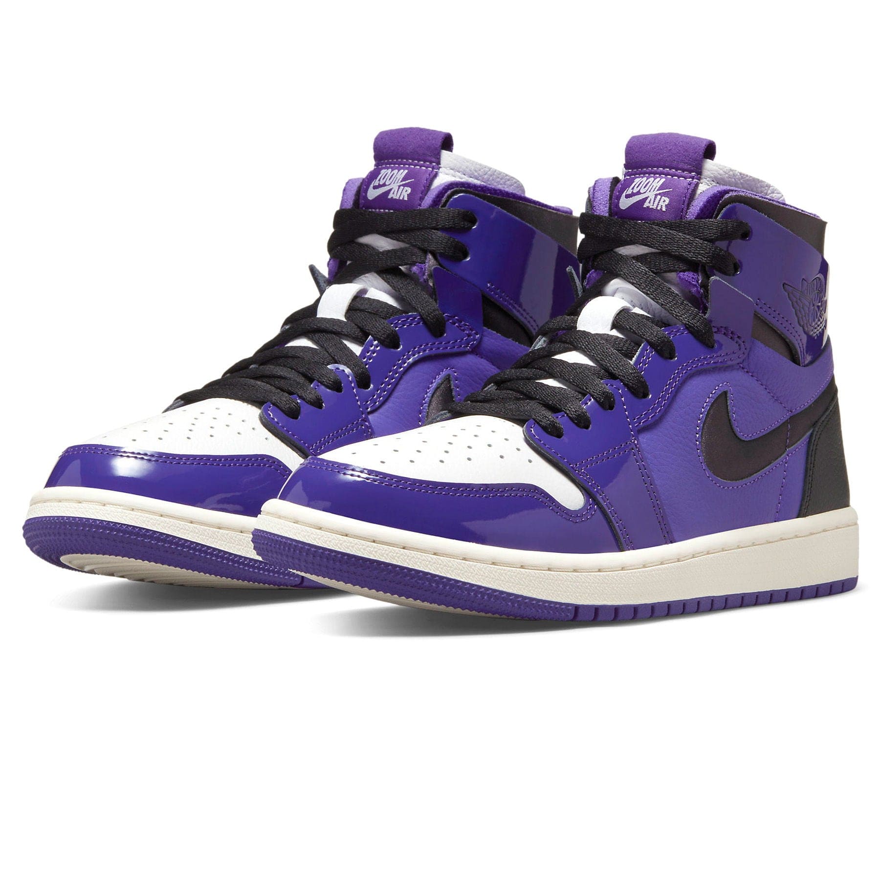 Air Jordan 1 Zoom Comfort Wmns 'Court Purple Patent' — UK 3 | EU 36 | US 5.5 — Side View