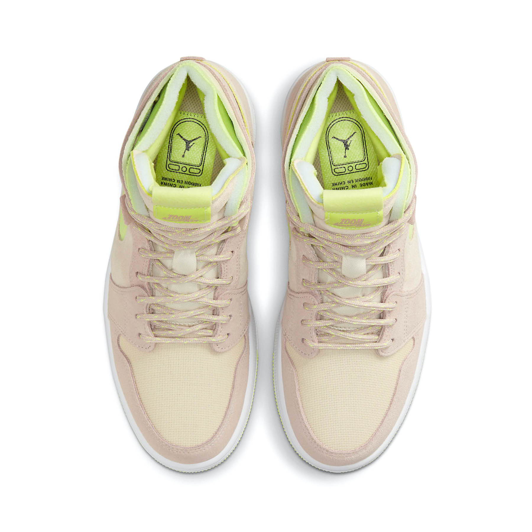 Air Jordan 1 High Wmns  Zoom Comfort 'Lemon Twist' — UK 2.5 | EU 35.5 | US 5 — Back View