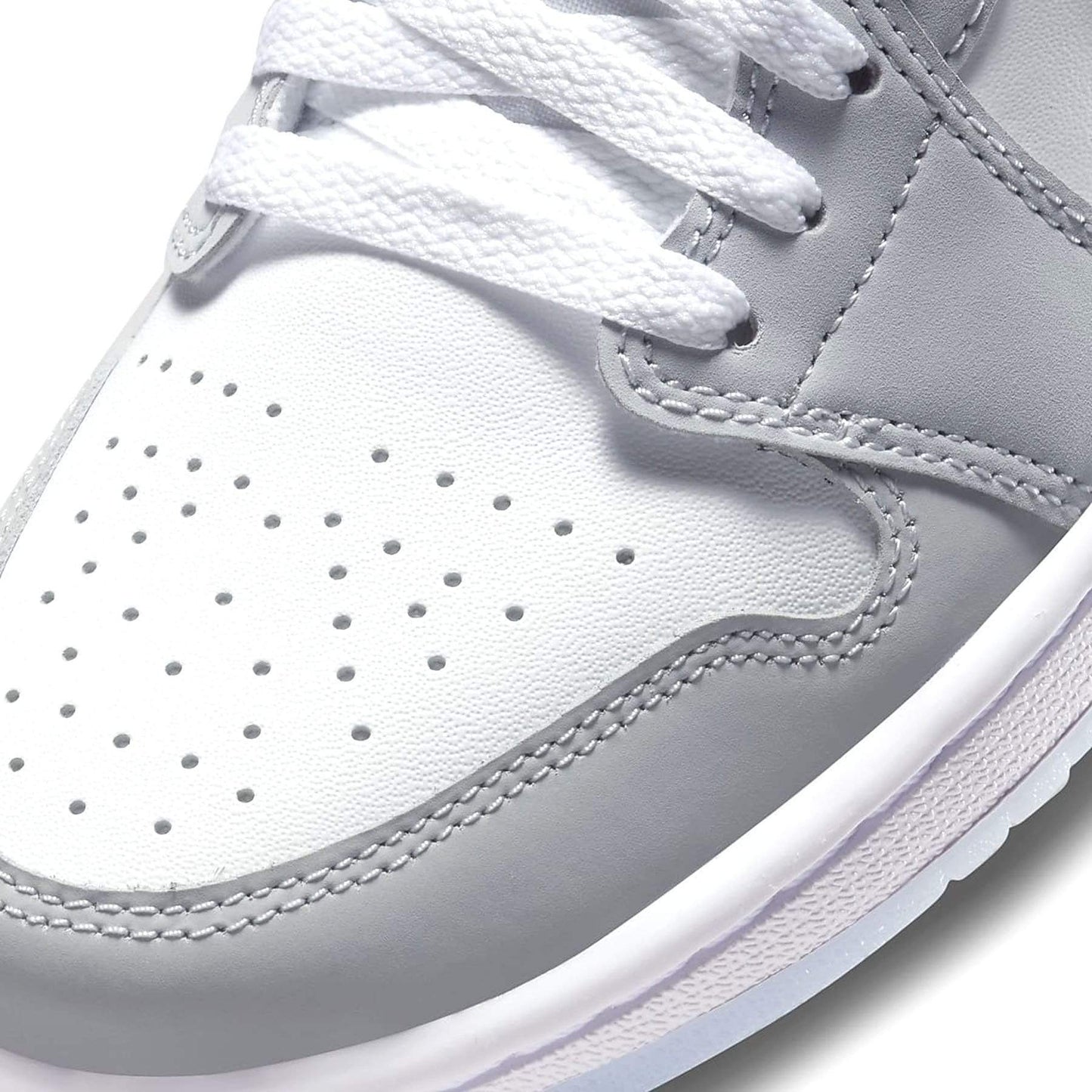 Air Jordan 1 Low Wmns 'White Wolf Grey' — UK 2.5 | EU 35.5 | US 5 — Lifestyle View