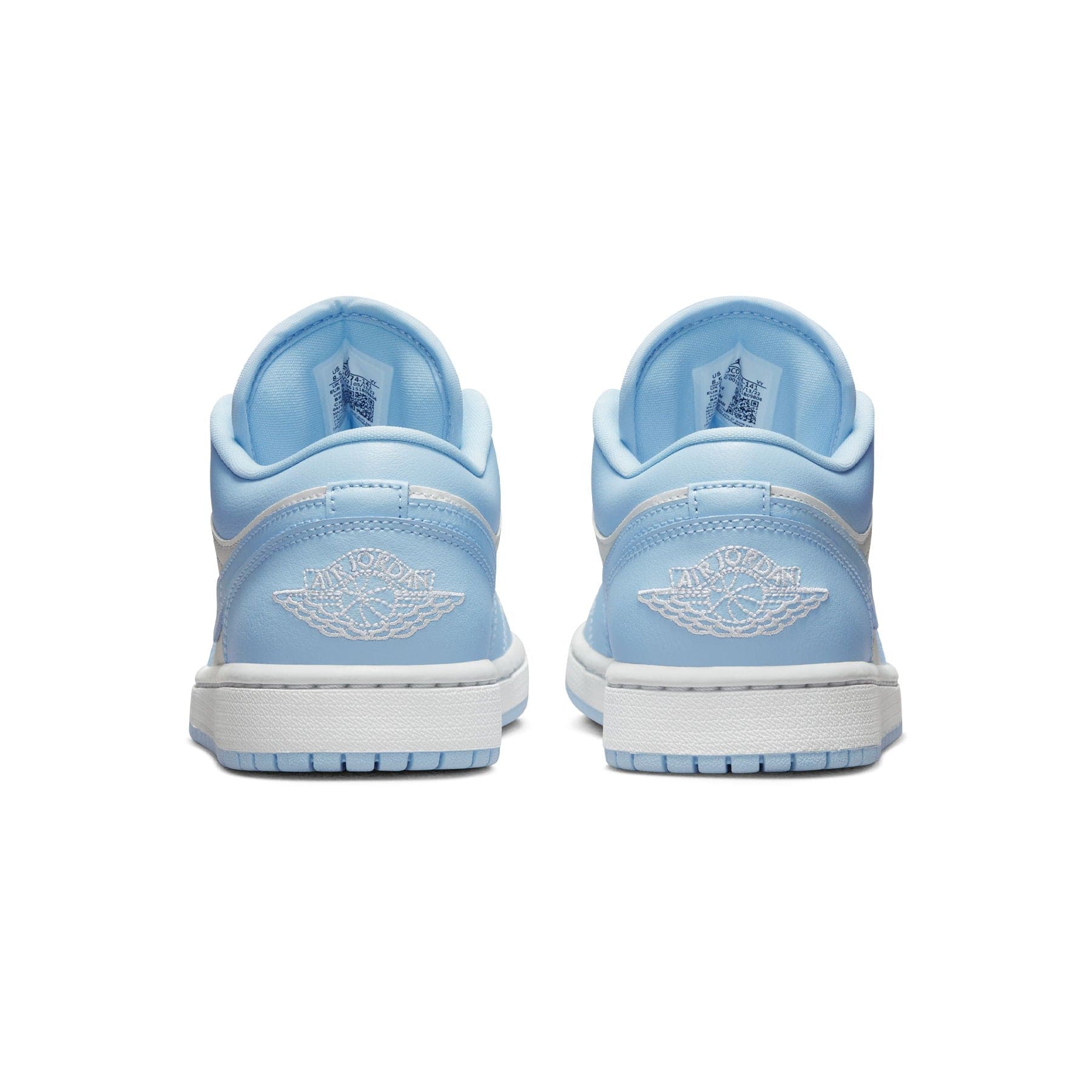 Air Jordan 1 Low Wmns 'Ice Blue' — UK 2.5 | EU 35.5 | US 5 — Top View