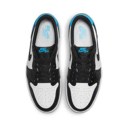 Air Jordan 1 Retro Low OG 'UNC' — UK 3 | EU 35.5 | US 3.5 — Back View