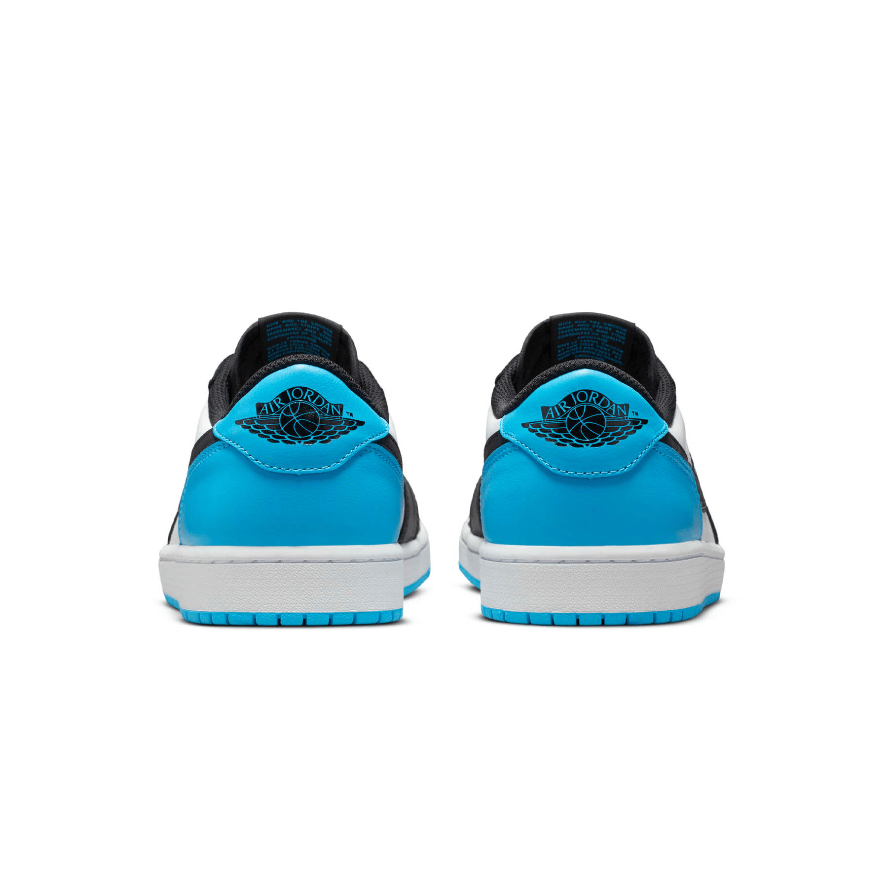 Air Jordan 1 Retro Low OG 'UNC' — UK 3 | EU 35.5 | US 3.5 — Top View