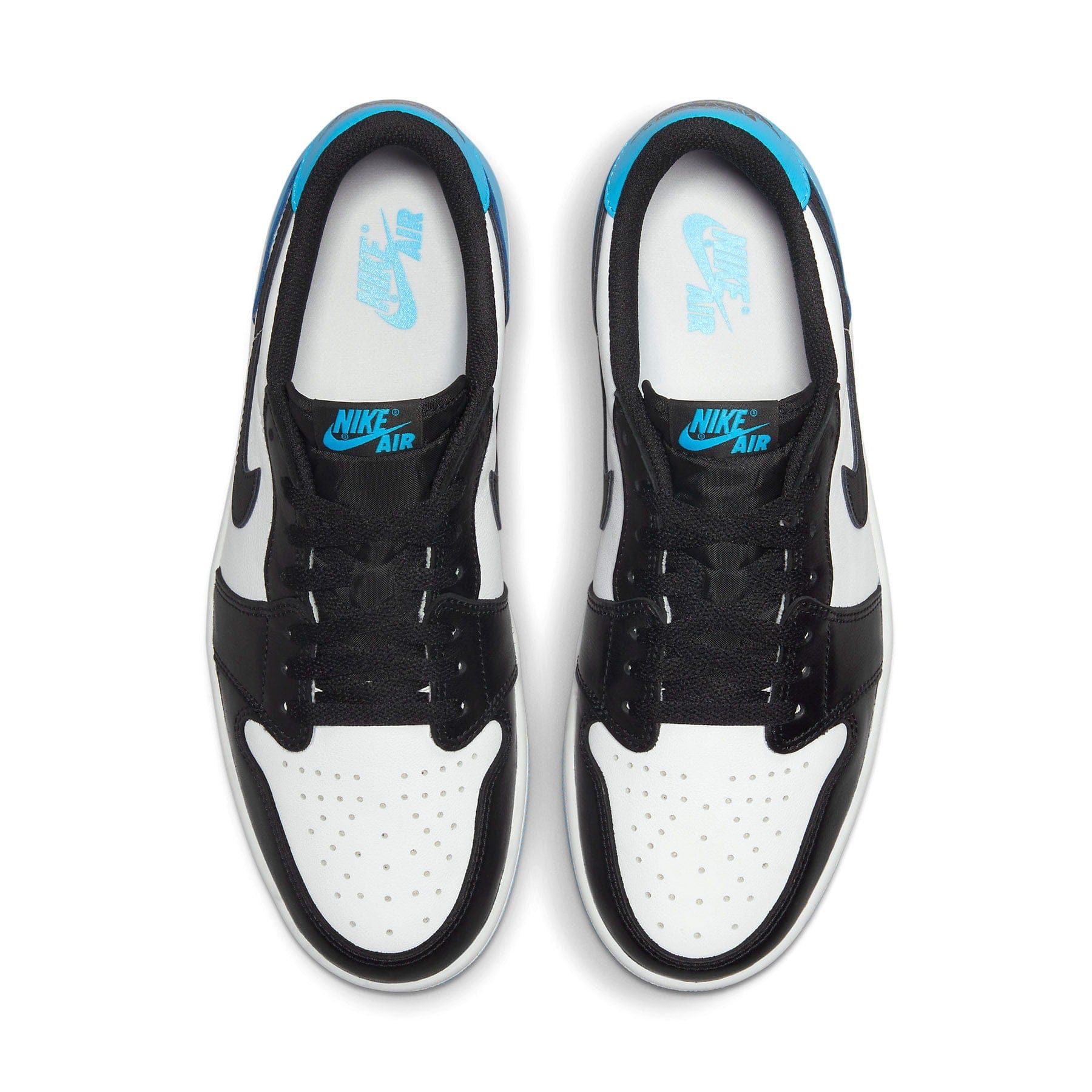 Air Jordan 1 Retro Low OG Wmns 'UNC' — UK 2.5 | EU 35.5 | US 5 — Top View