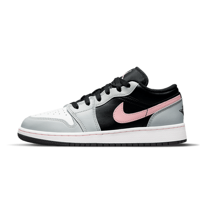 Air Jordan 1 Low GS 'Grey Fog Bleached Coral' — UK 13.5 | EU 32 | US 1Y — Front View